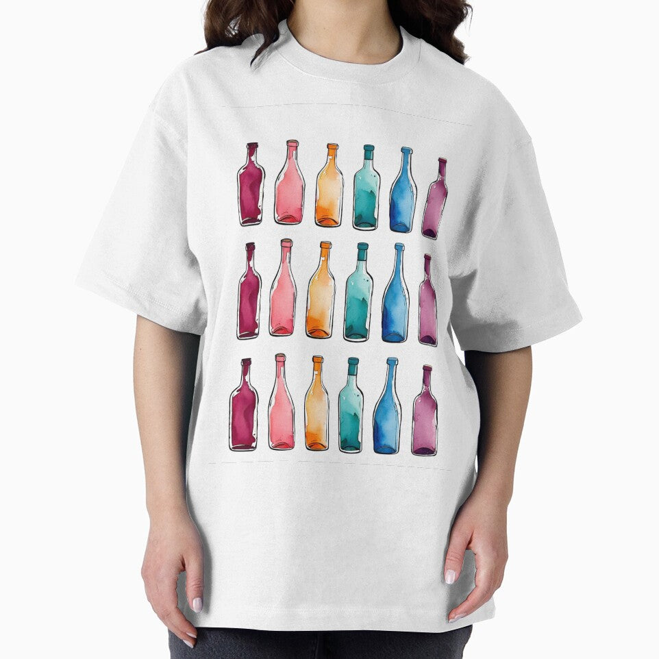 Watercolor Wine Bottles Sticker Collection by Creativ_Design