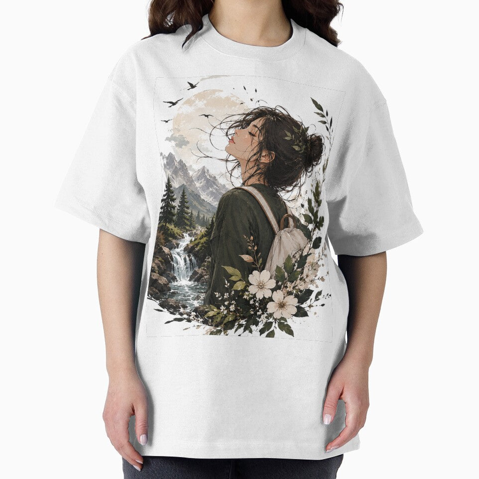 Nature Soul Girl | Aesthetic Forest Dream Artwork by Sticleg