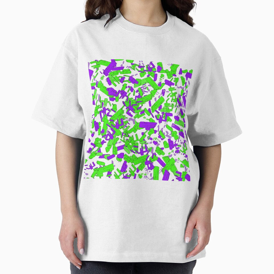 Neon genesis -sci fi art - green purple by Thecolorschemer