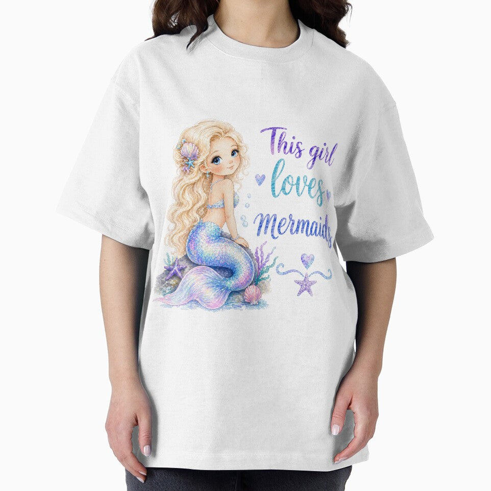 This girl loves mermaids by Bara Lune Design