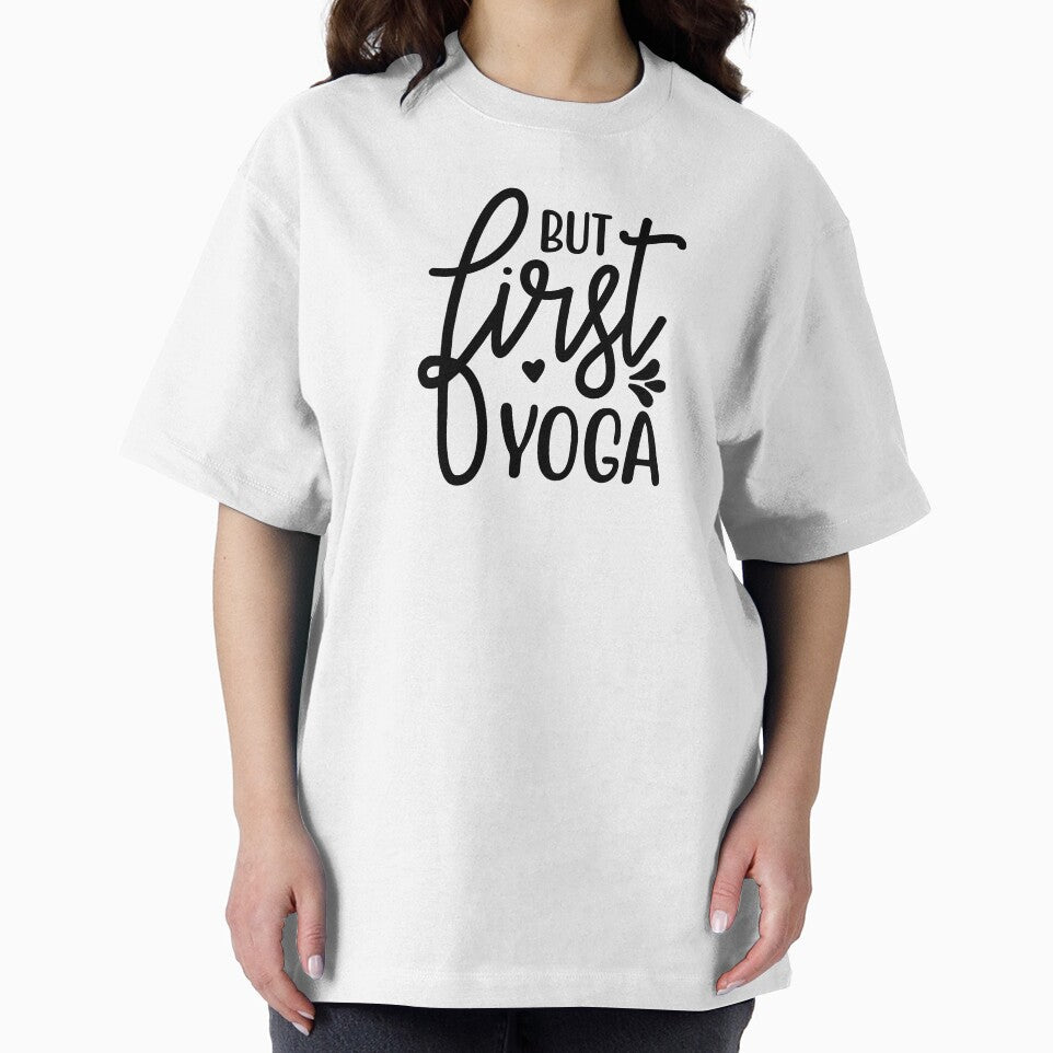 Yoga Quote But First Yoga Motivational Saying by SoccaTamam