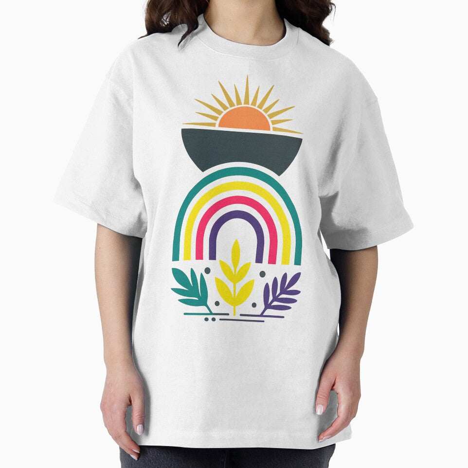 Boho Rainbow - Bohemian - Sun - Bold Design - Colourful - Nature by Deas Creations