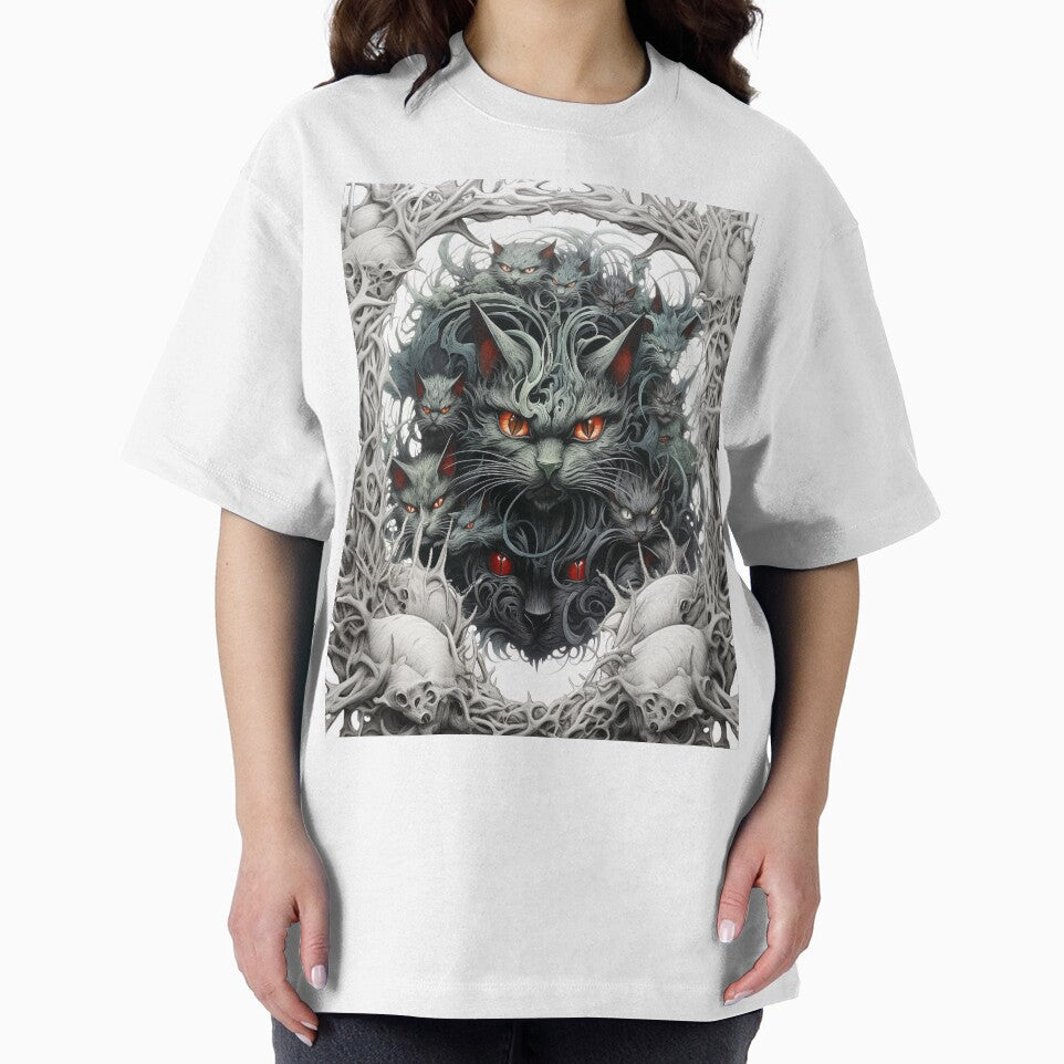 Awesome Cat Print by AtlantisApparel