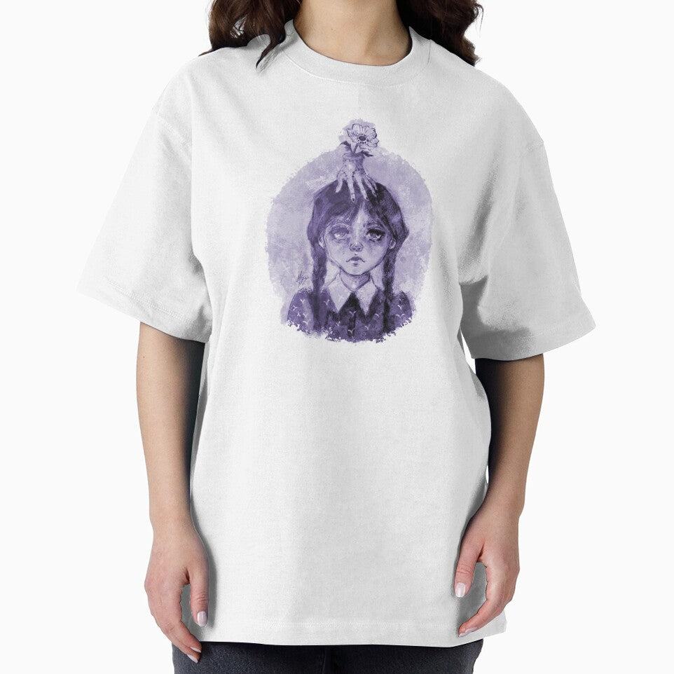 GOTH GIRL FLOWER HAND LAVENDER SOFT GOTH by melyverso