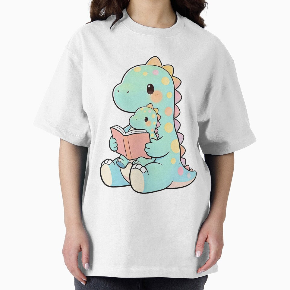 Mommy Dino & Baby Reading | Cute Family Matching Outfit by PrintStichCo