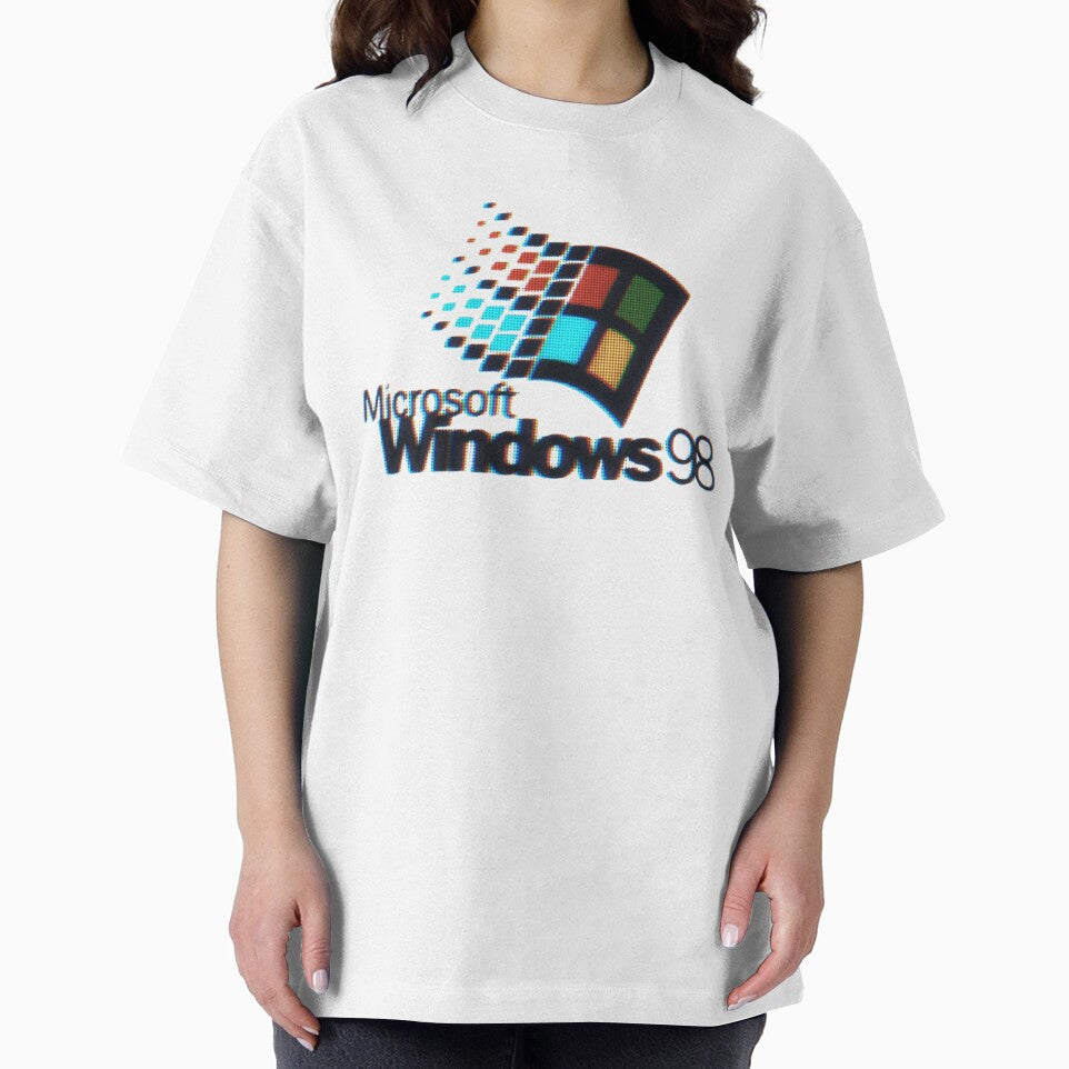 Windows 98 Retro Tech Logo Y2K Aesthetic by TrxshWear