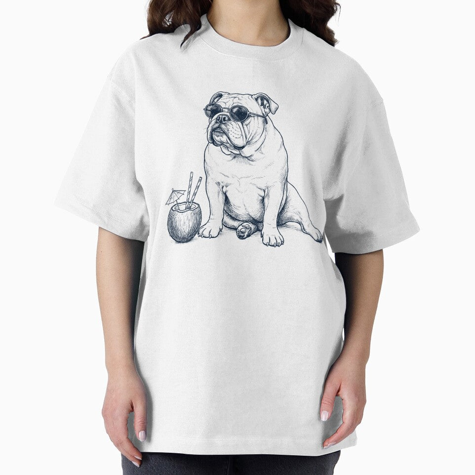 English Bulldog Vacation Dog Lover Gift by DoodleTortle
