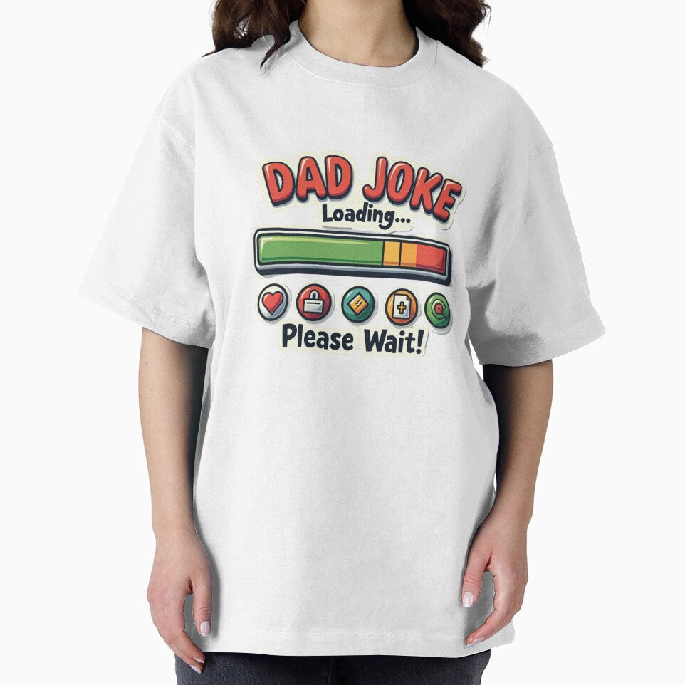 Dad Joke Loading Funny Meme Father Humor Typography by PrincessJStudio