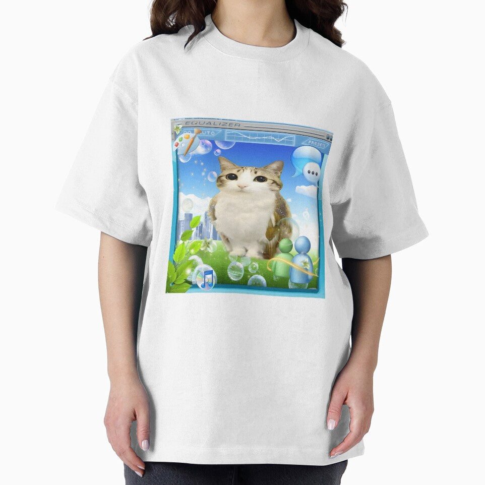 Frutiger aero brainrot meowl meme by LGA-SHOP