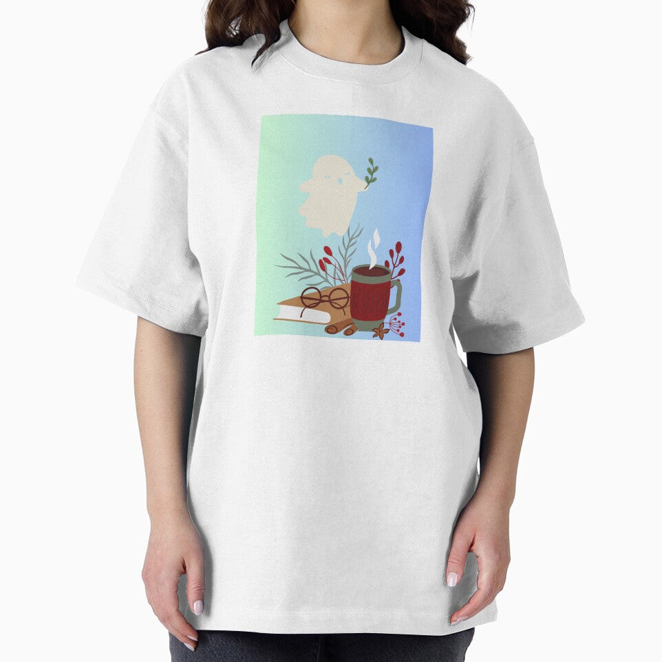 Winter Holiday Ghost Friend - Cozy Winter Ghost by AlteredNature