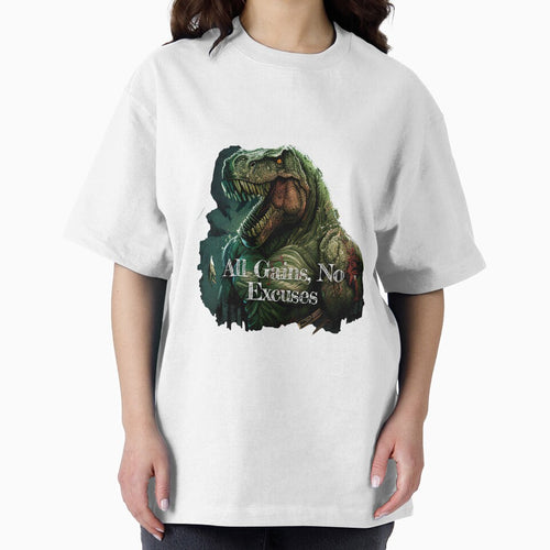 All Gains, No ExcusesDesignBodybuilding Fitness Gym Workout Exercise Merch Print Design by tengamerx