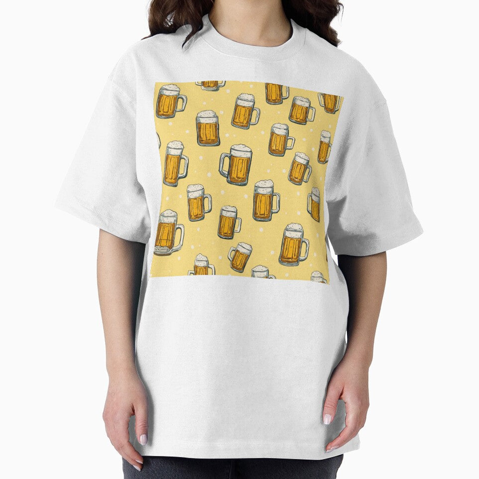 Oktoberfest Beer Mugs Pattern Brew Drinker by NicolasGlowArt