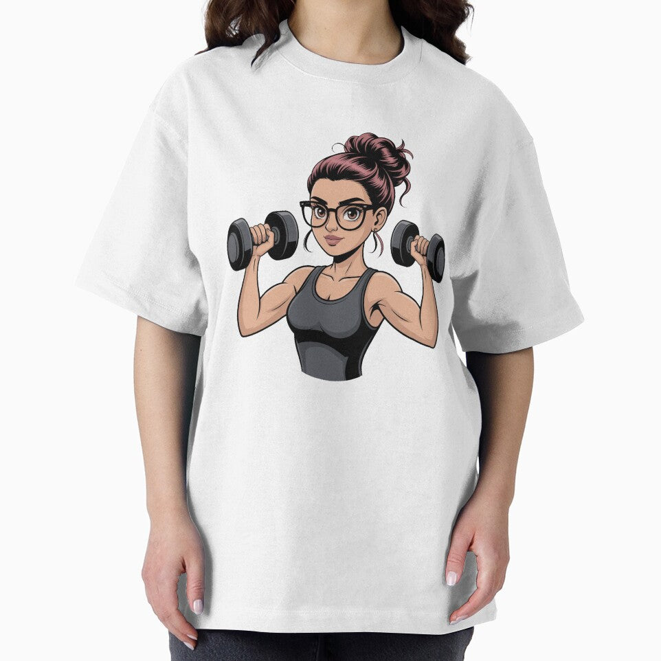 Fitness Girl Lifting Weights by QuiteOrbit