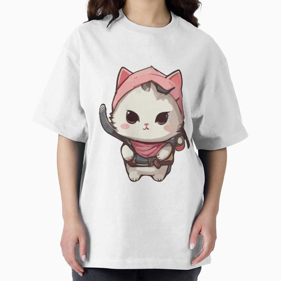 cute kawaii ninja cat girl by DunuStore