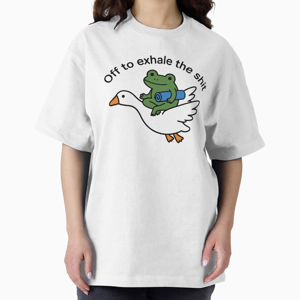International Yoga Day Funny Frog Yoga Lover Meme by gunaone-design