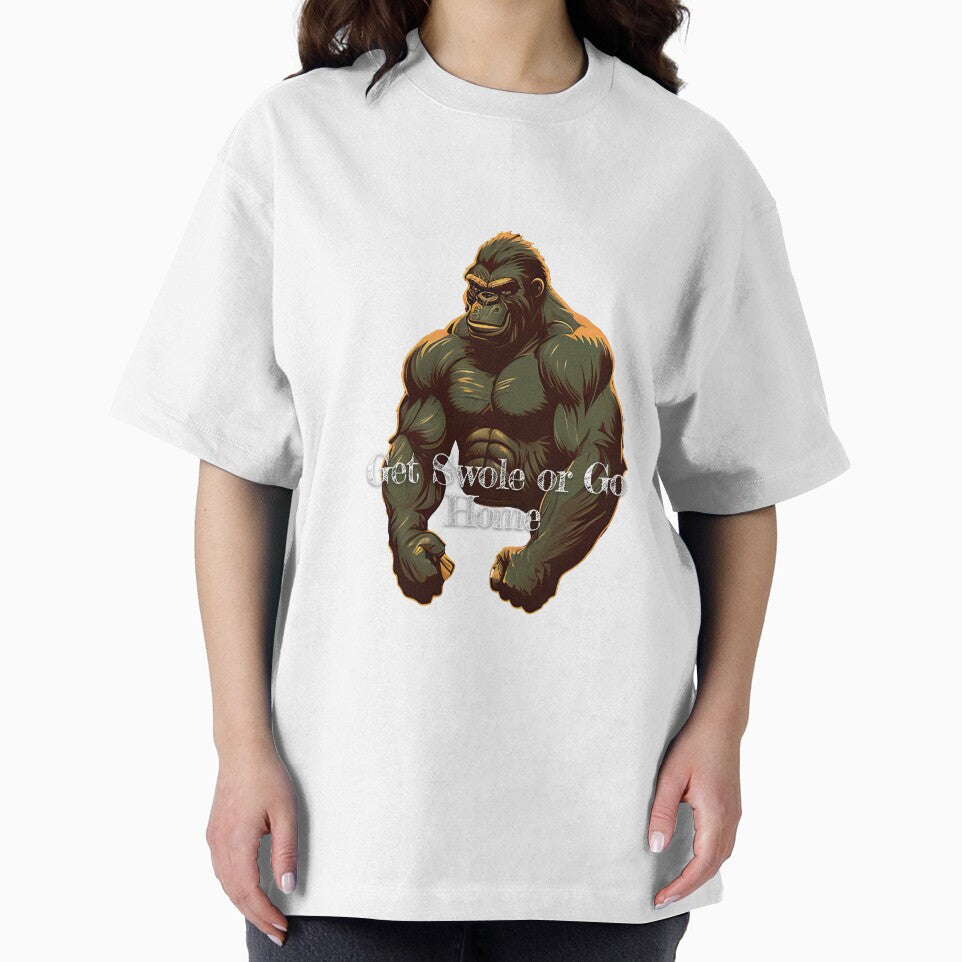 Get Swole or Go HomeDesignBodybuilding Fitness Gym Workout Exercise Merch Print Design by tengamerx