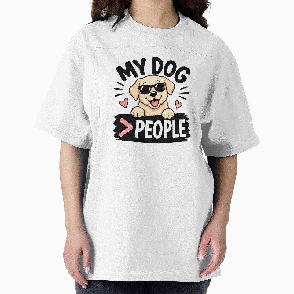 My Dog Is Better Than People Funny Dog Lover Shirt Cute Puppy Design by Beatka1