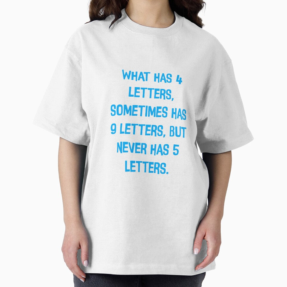 What Has 4 Letters, Sometimes Has 9 Letters But Never Has 5 Letters Funny Dad Jokes by Pete Roberts
