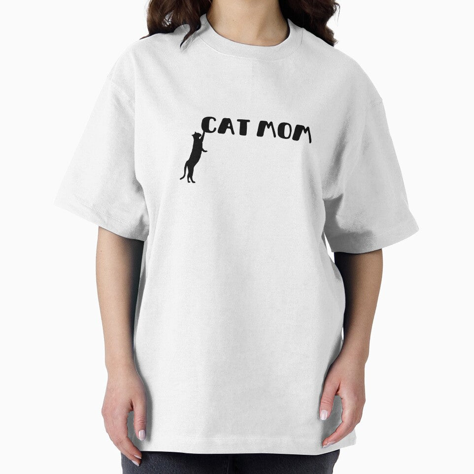 Cat mom font with black cat playing with the letters by stayfreshbyme