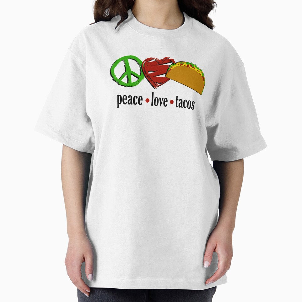 Peace Love Tacos-gift idea for taco lovers by BRtisticDesigns