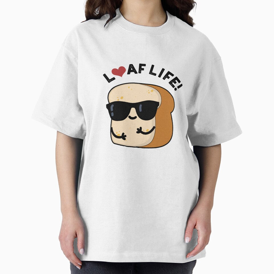Loaf Life Cute Positive Bread Pun by punnybone
