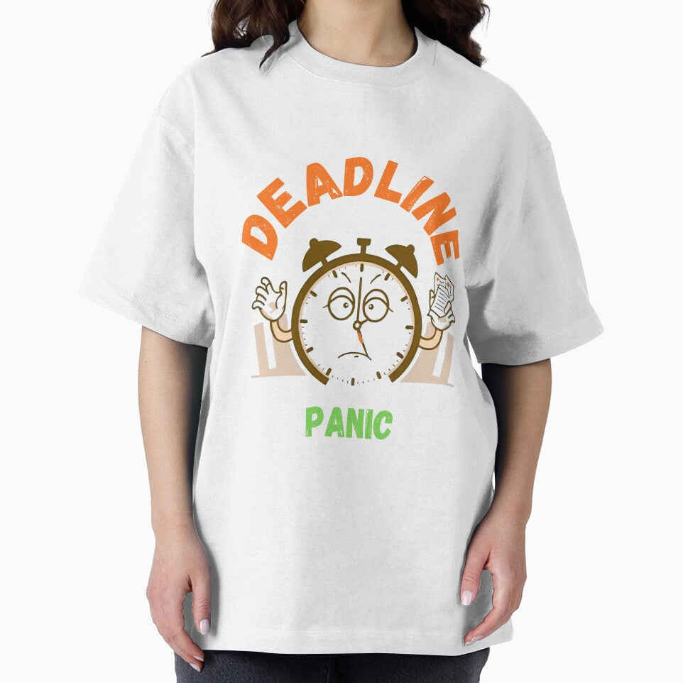 Deadline Panic – Funny Office Humor Shirt by GigaFactory