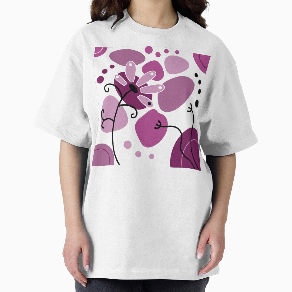 Purple Whimsical Boho Design by Sartoris Art