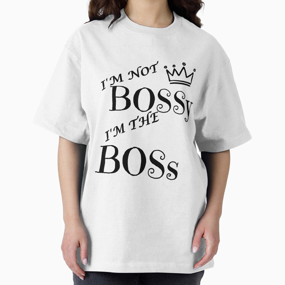 I’m Not Bossy I’m The Boss Typography by Glambysarah