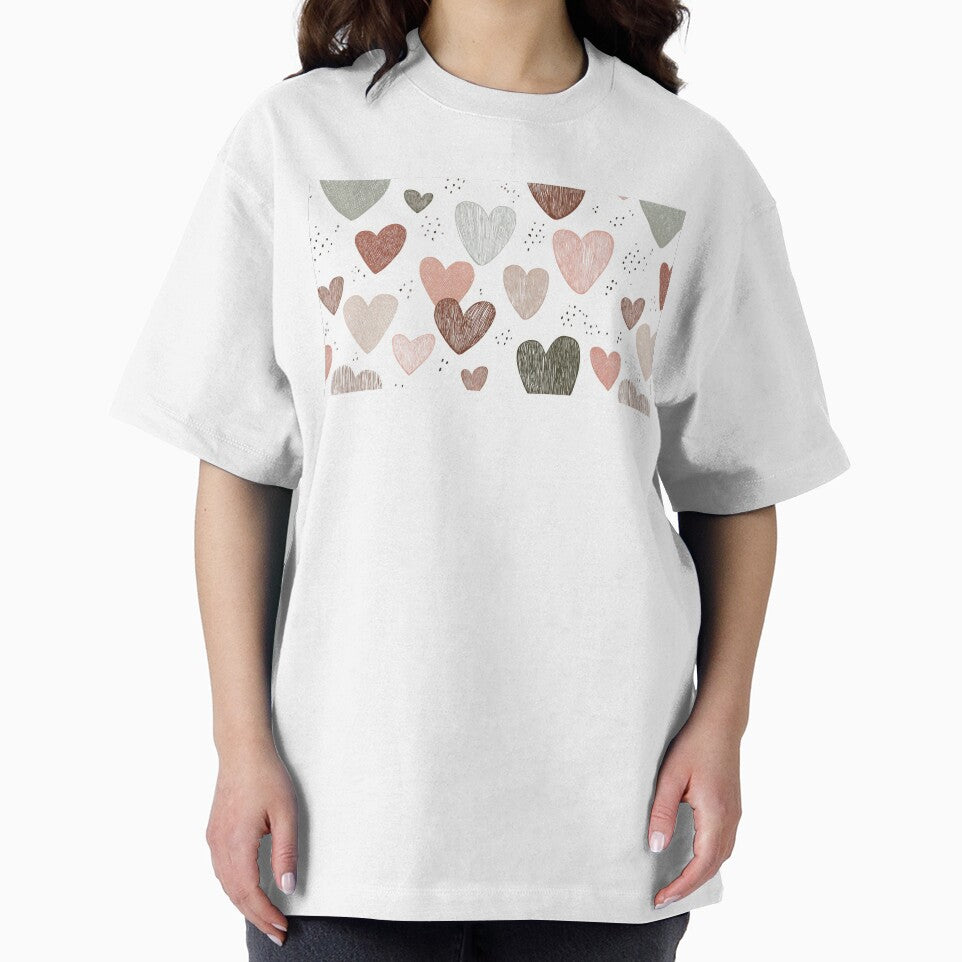 Colorful love shapes on white by anytka