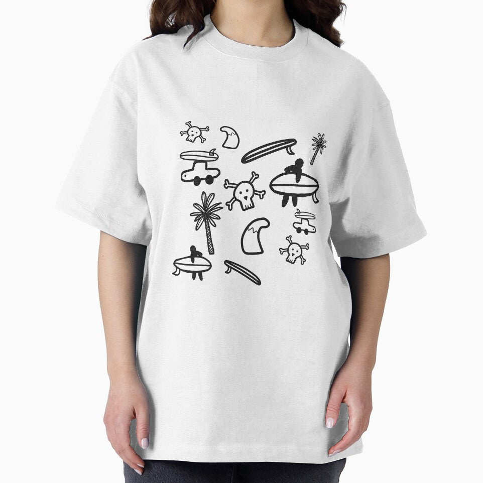 Surf surfing minimalist drawing design crazy by Tropical Blood