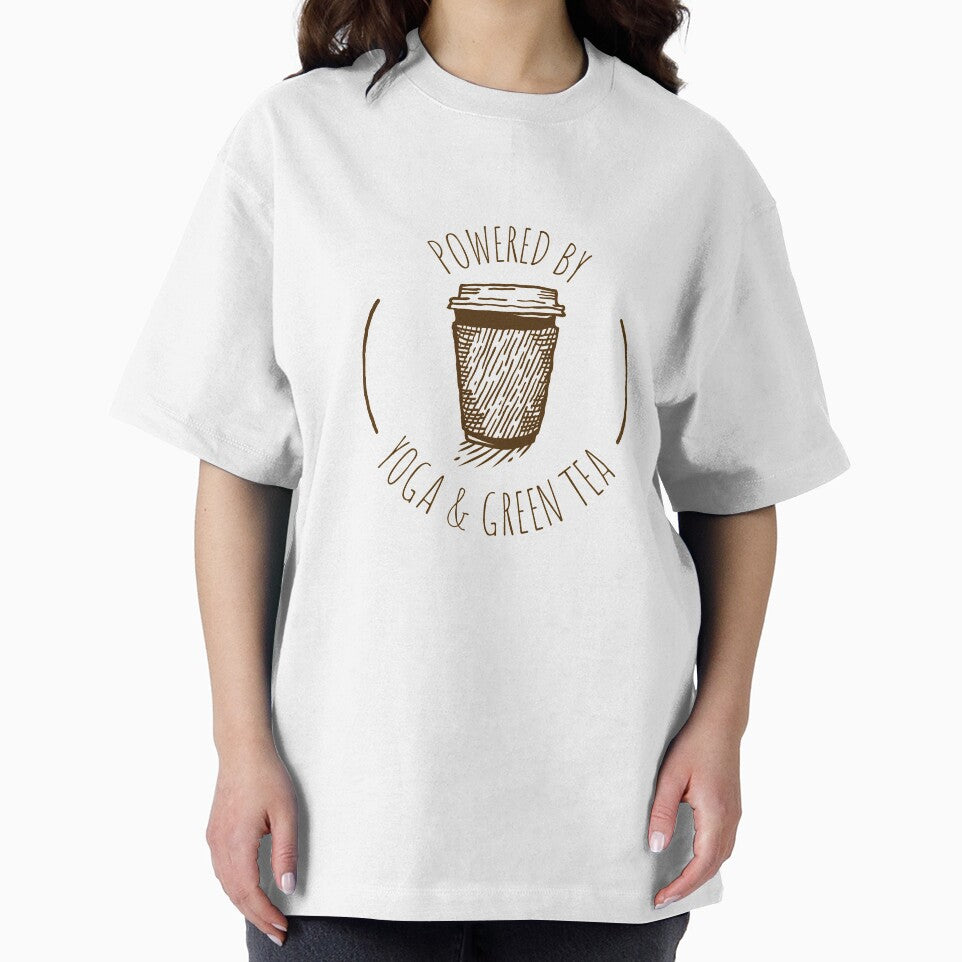 Powered By Yoga and Green Tea by RiseandShineTee