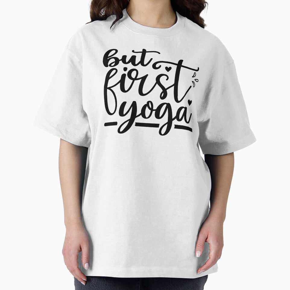 Yoga Saying But First Yoga Motivational Quote by SoccaTamam