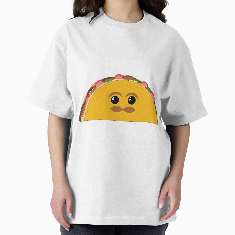 Kawaii Taco With Mustache by MclaughlinGifts