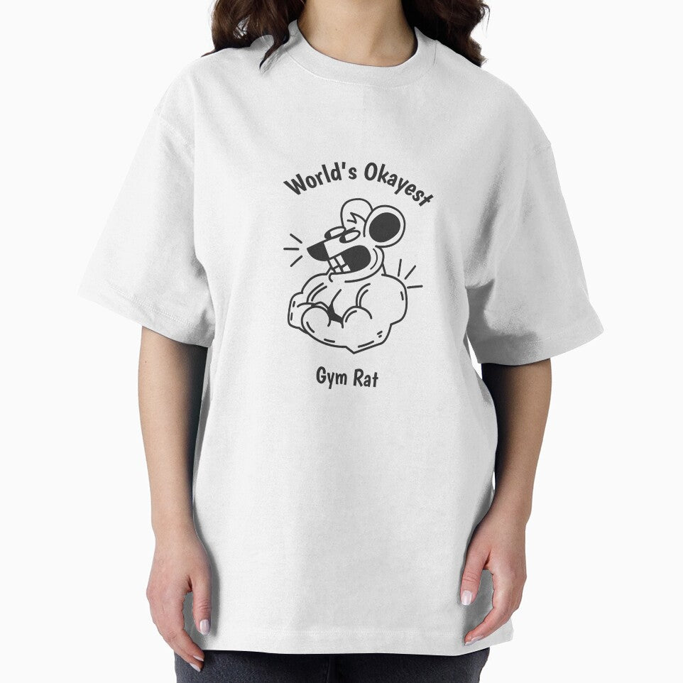 World’s Okayest Gym Rat Fitness Gym by PTMerchco