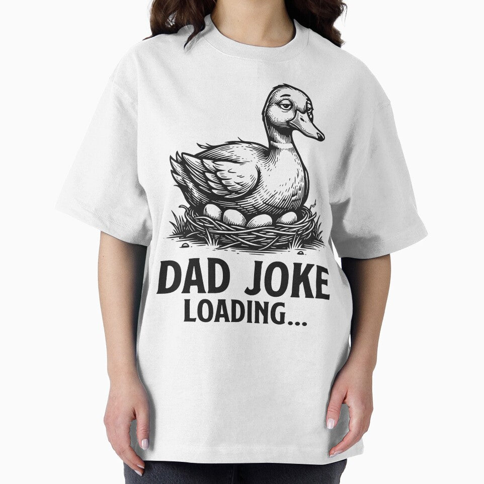 Dad Joke Loading Duck, Funny Father's Day Humor Design by TeeVerse27
