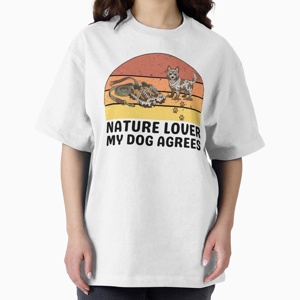 Retro Nature Lover With Muddy Shoes and Paws  Hiking Dog Lover by waikibi ⭐⭐⭐⭐⭐