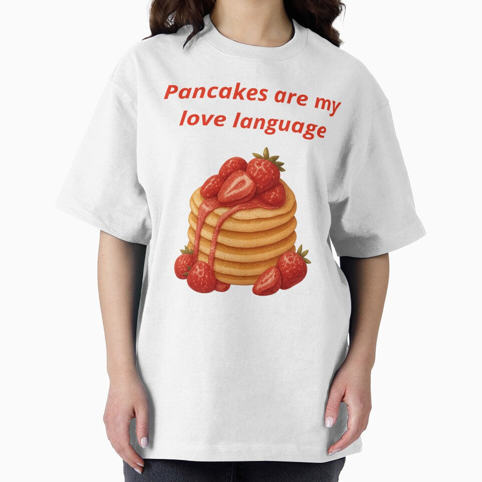 Pancakes Are My Love Language T-shirt Gifts by ZemVibe