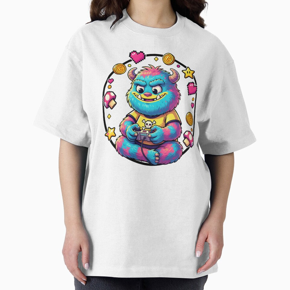 Neon Monster Gamer Mascot by AzmyStore.as