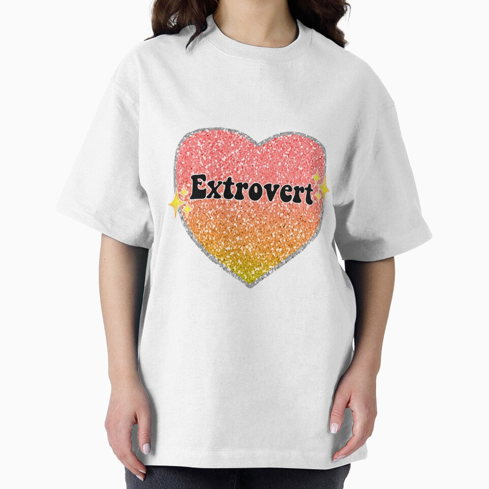 Extrovert ombre heart by Ellie Canhoto