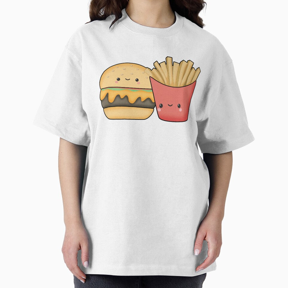 Kawaii Burger and Fries by darklanterndsn