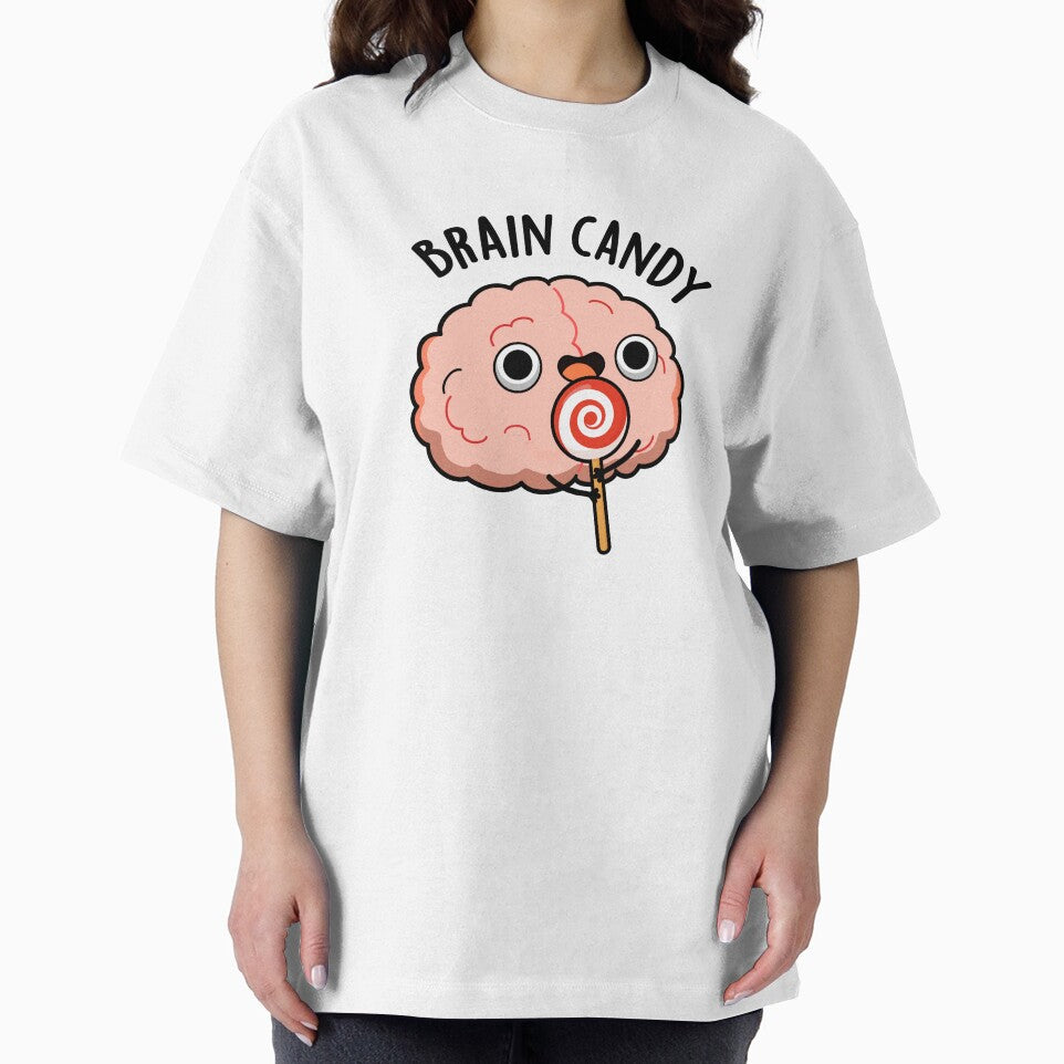 Brain Candy Cute Brain Anatomy Pun by punnybone