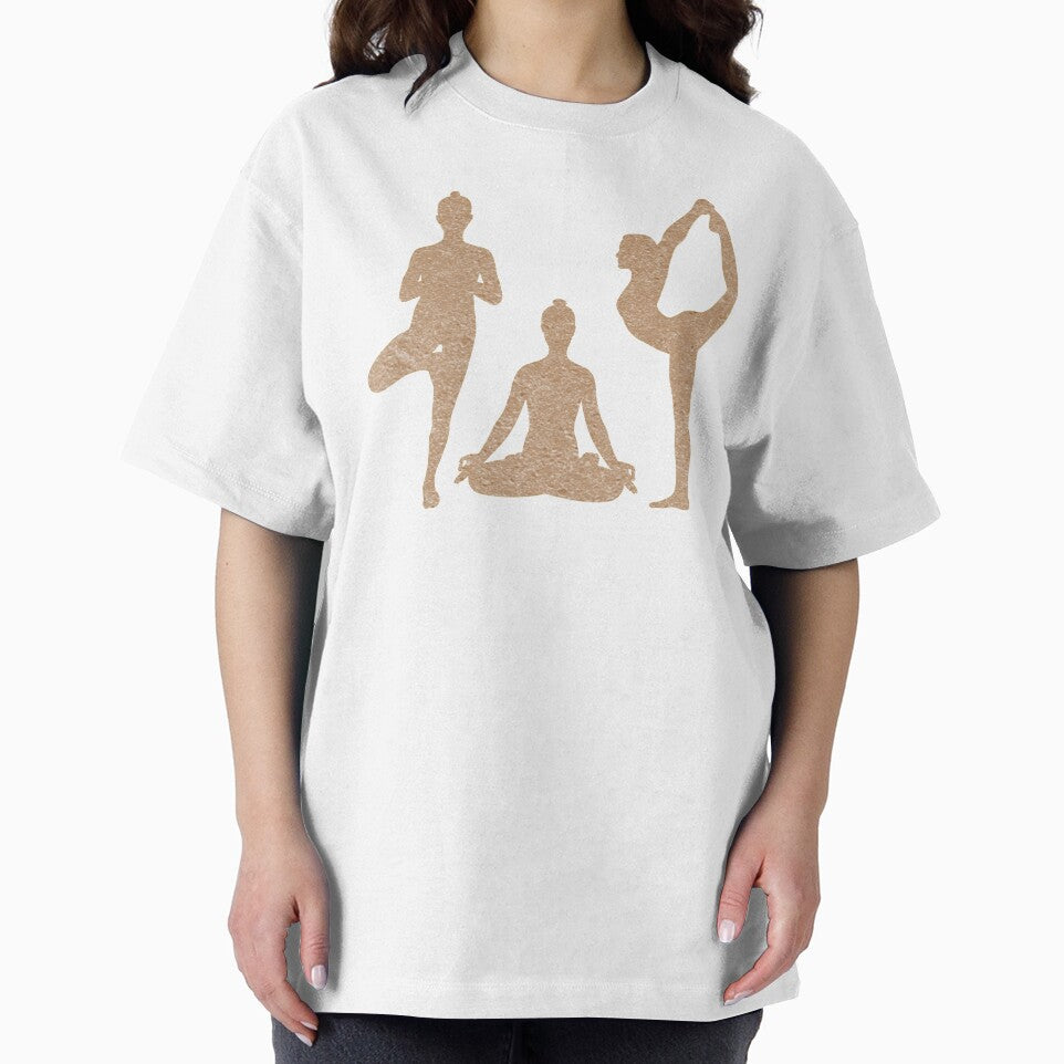 Three Yoga Poses: Tree, Lotus, and Dancer by Laanas55
