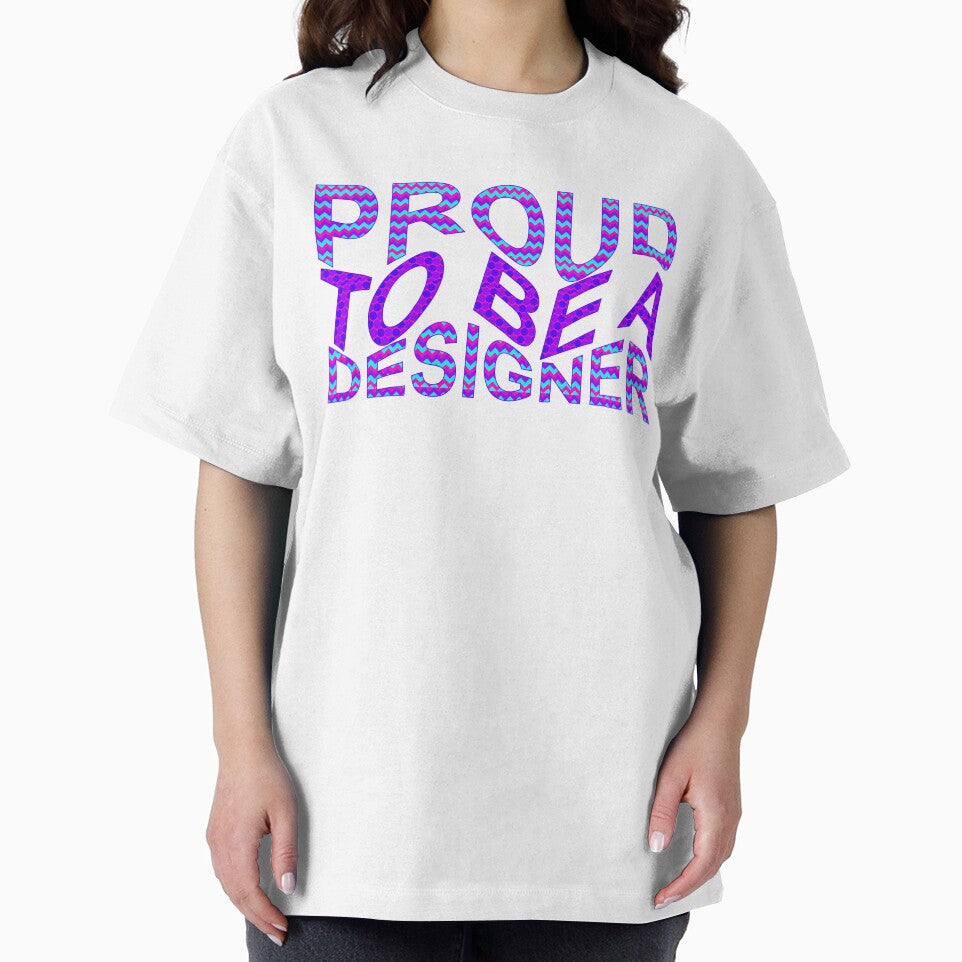 Proud To Be A Designer Wavy Text by TheIconSmith
