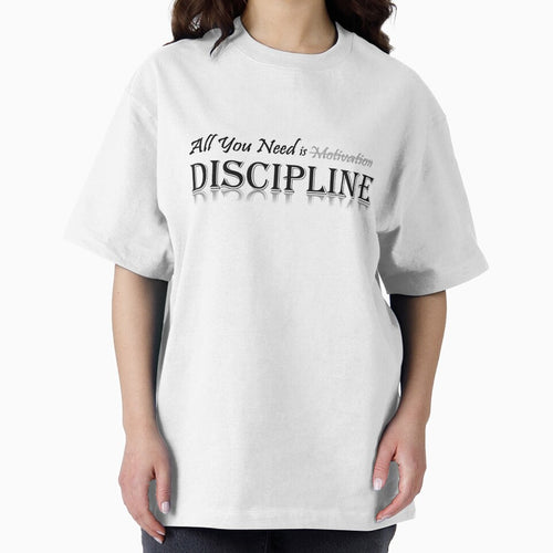 All You Need is Discipline – Motivational Quote Sticker by boxenbrain