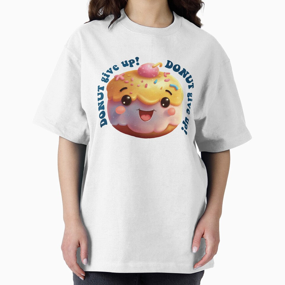 Donut Pun Kawaii| Funny sayings| Donut Puns| Donut give up by Createya