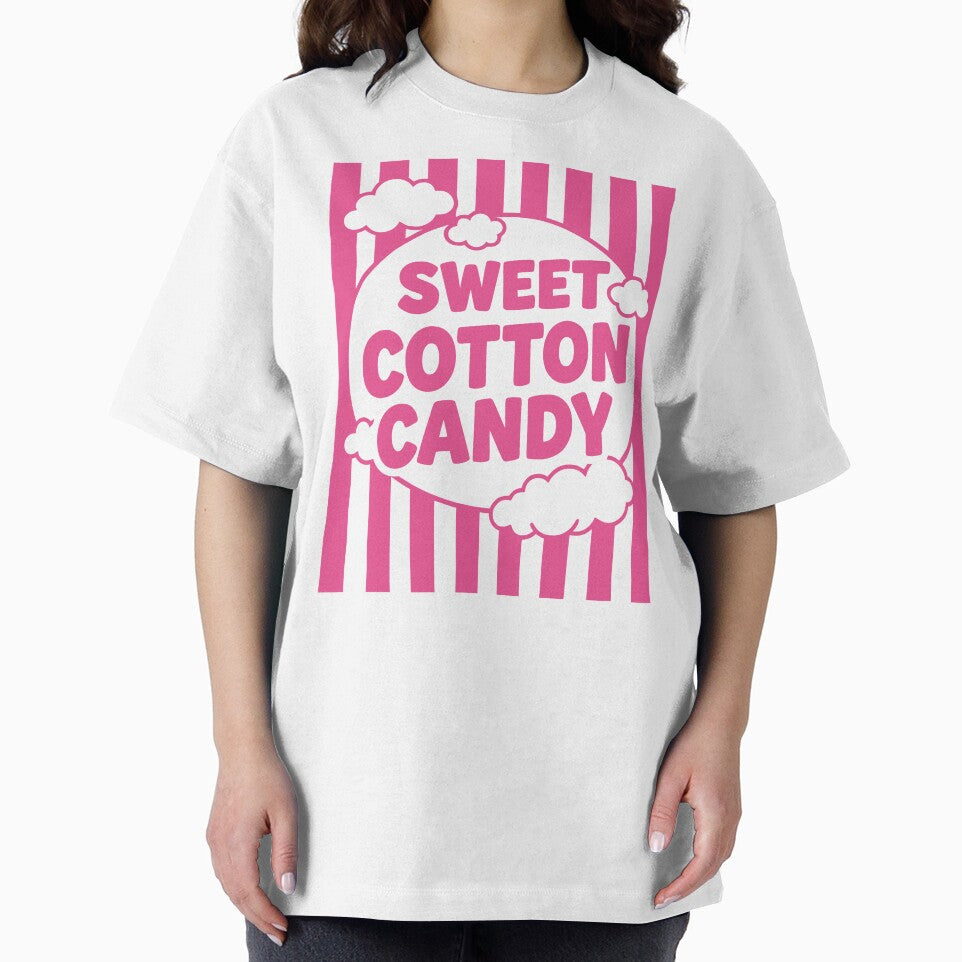 Bold Pink Sweet Cotton Candy Retro Typography by Imaginationbeyond