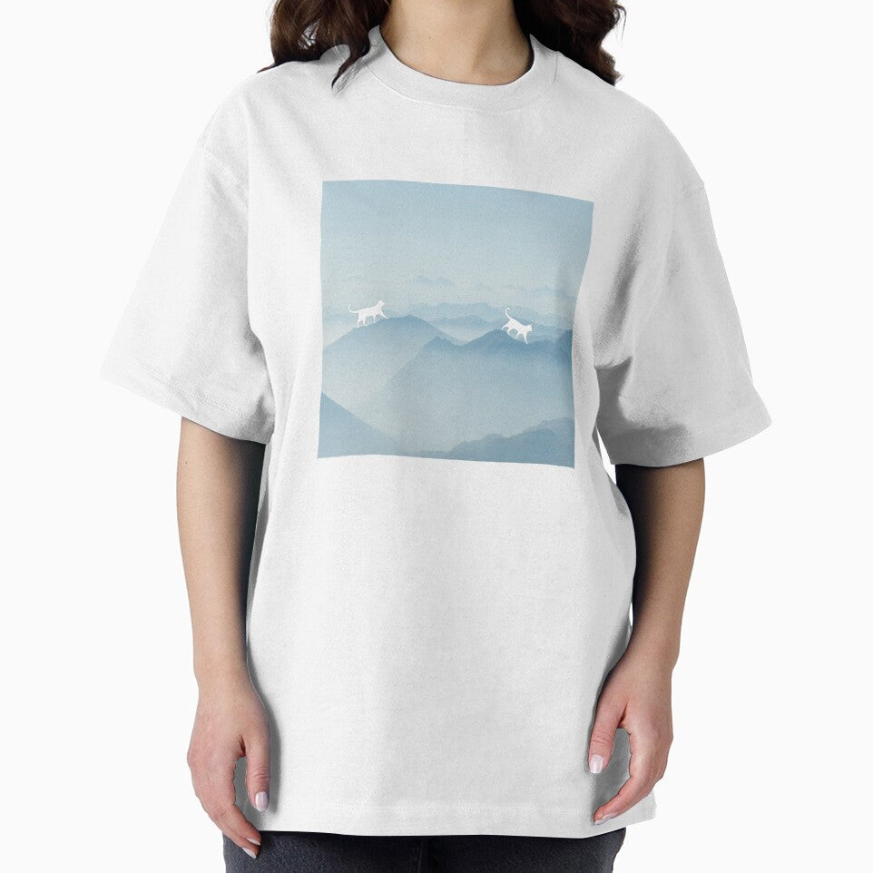 Cats walking on mountains by semioddfinds