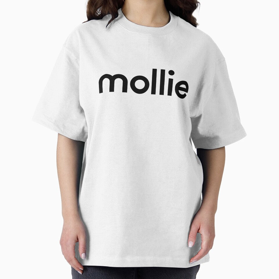 Mollie Minimalist Black Monochrome Design by mseopr