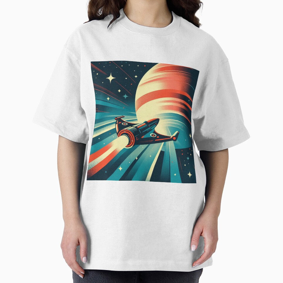 Retro science fiction Spaceship 1960s by RESToRAPTOR