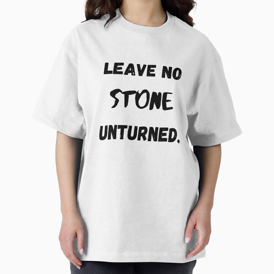Leave No STONE Unturned, Motivational & Inspirational by Salman Hino